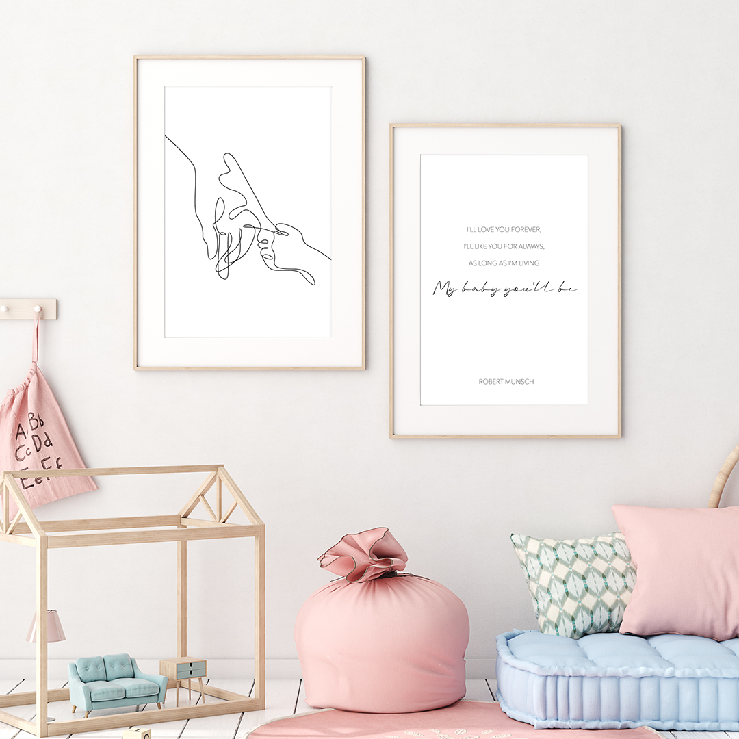 My Baby You'll Be Prints - Nordic Side - Art + Prints, not-hanger