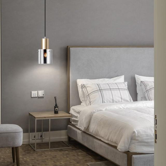 Audra - Modern Pendant Lamps Smoke Gray Glass