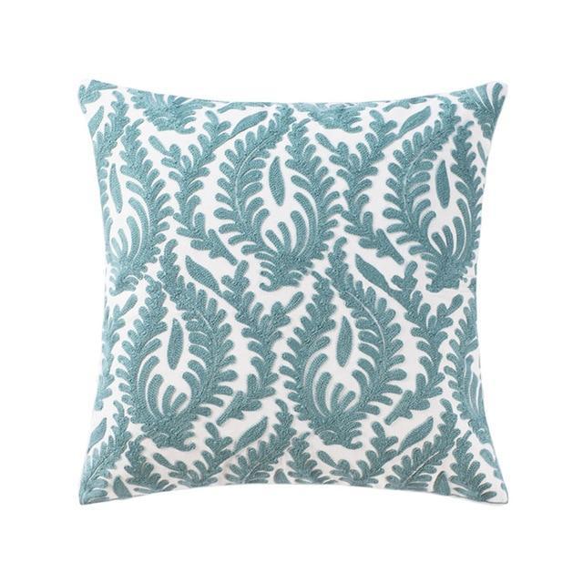 Minty Green Vintage Pattern Cushion Covers - Nordic Side - 