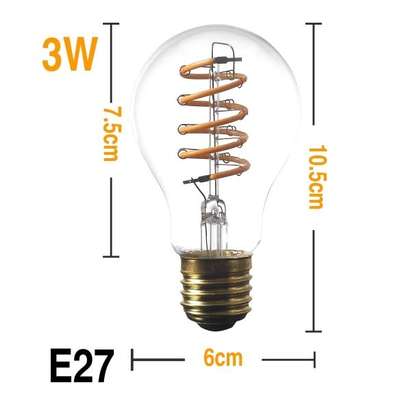 Jax - Classic Vintage LED Light Bulb - Nordic Side - 02-06, modern-lighting, modern-pieces