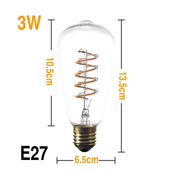 Jax - Classic Vintage LED Light Bulb - Nordic Side - 02-06, modern-lighting, modern-pieces