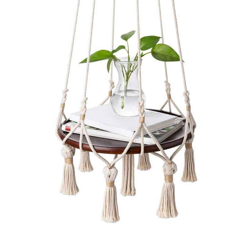 Mata - Macrame Hanging Shelf - Nordic Side - 08-02, furniture-tag, modern-farmhouse