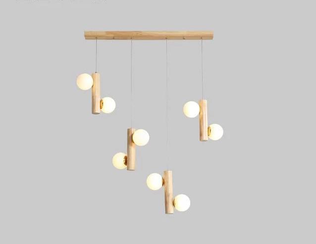 Prescott - Modern Wooden Bulb Chandelier - Nordic Side - 09-12, best-selling-lights, chandelier, feed-cl0-over-80-dollars, feed-cl1-lights-over-80-dollars, hanging-lamp, lamp, light, lighting