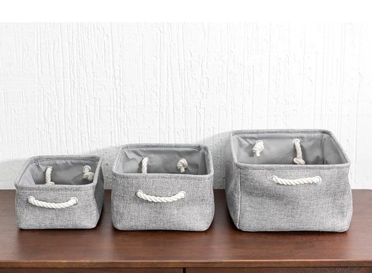 Delisa - Large Fabric Storage Basket - Nordic Side - 09-03, modern-farmhouse