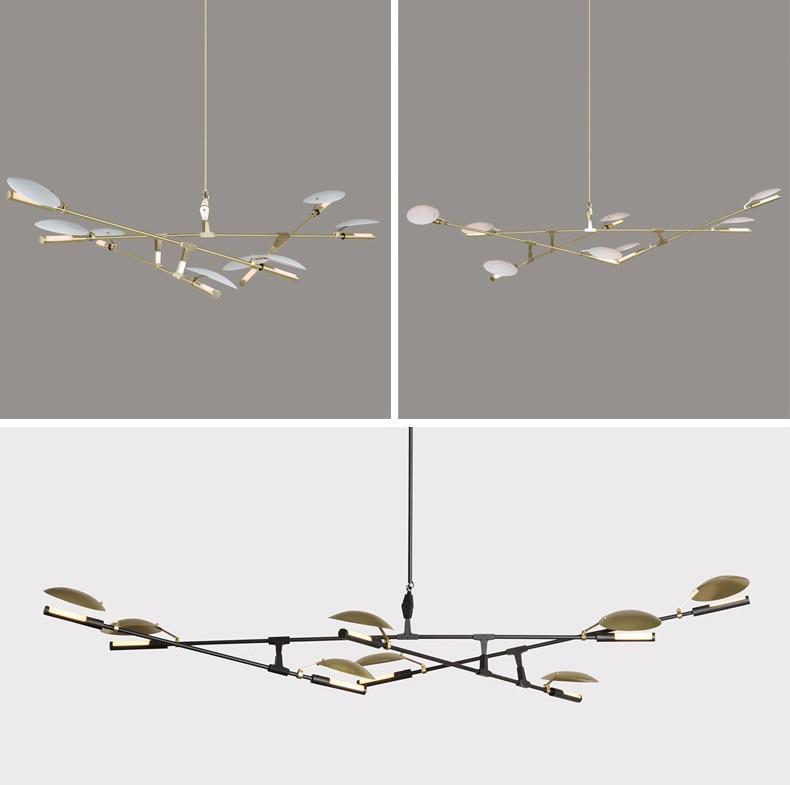 Modern Abstract Line Chandelier - Nordic Side - 