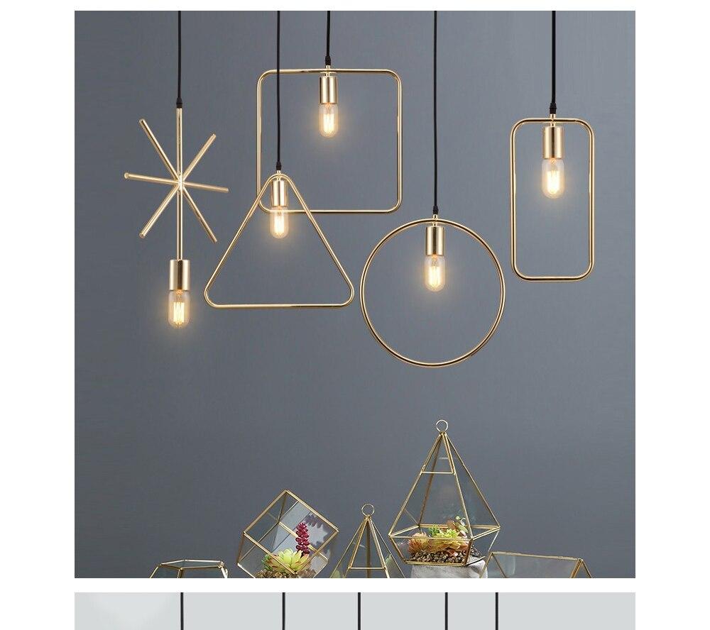 Nagle Geometric Shapes Pendant Light