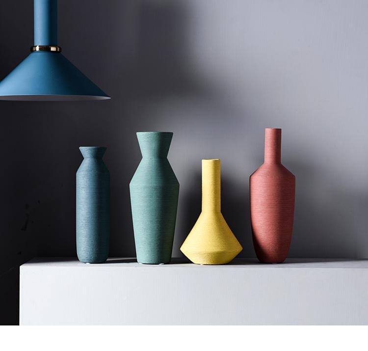 Nordic Geometric Vase - Nordic Side - 