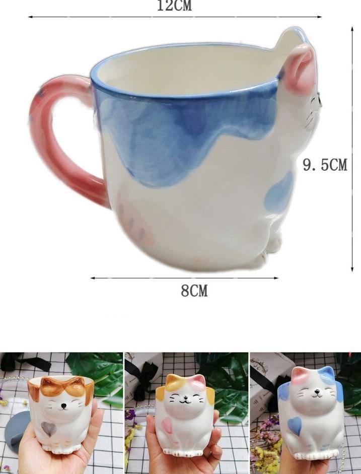 3D Cat Mugs - Nordic Side - 