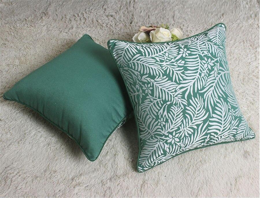 Green Vintage Pattern Cushion Covers - Nordic Side - 