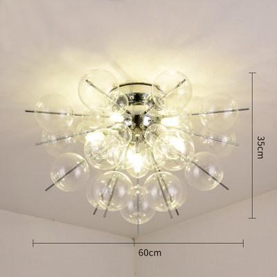 Nordic Glass Ball Dandelion Chandelier - Nordic Side - 