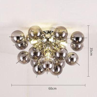 Nordic Glass Ball Dandelion Chandelier - Nordic Side - 