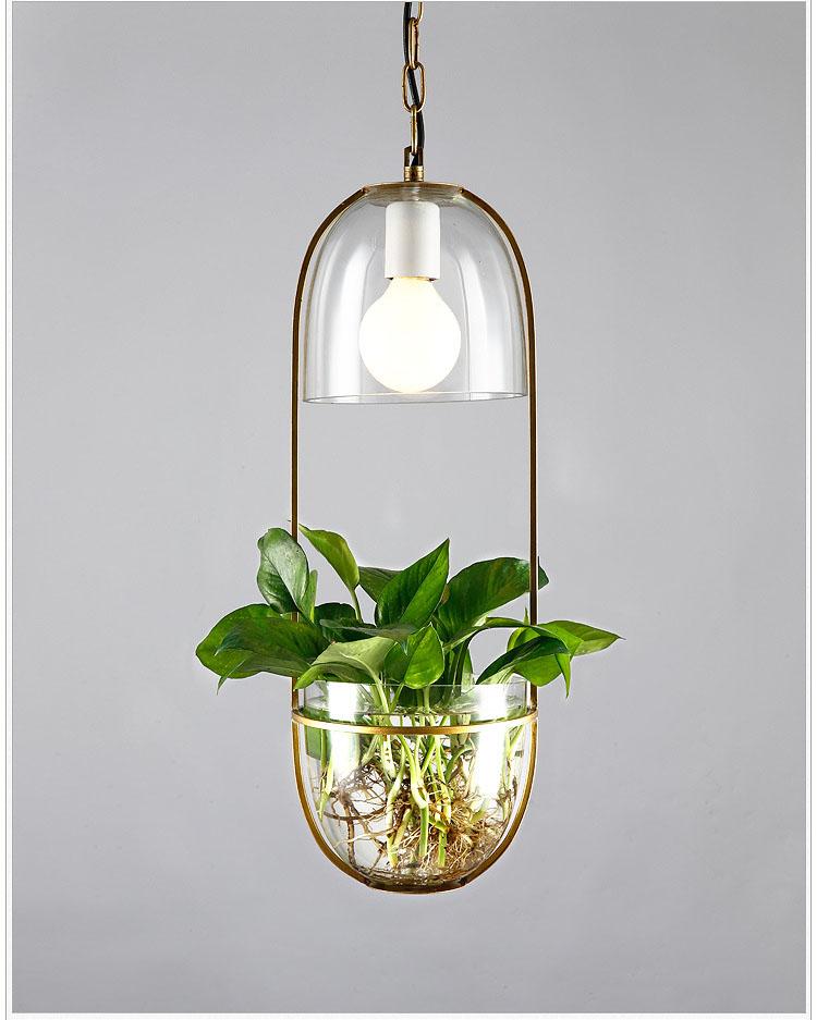 Lileas - Modern Hanging Planter Lamp - Nordic Side - best-selling-lights, feed-cl0-over-80-dollars, feed-cl1-lights-over-80-dollars, hanging-lamp, lamp, light, lighting, lighting-tag, modern,