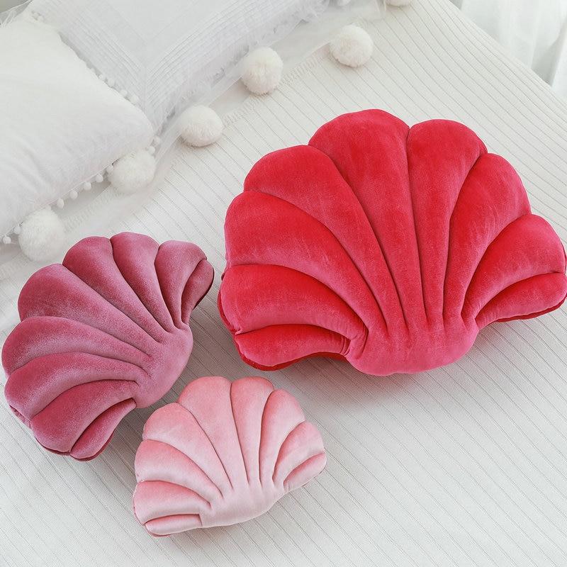 Shell Velvet Shell Cushion - Glam Decor