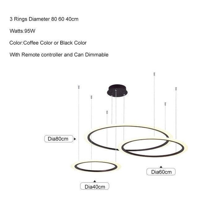 Pendant Light with Circles - Nordic Side - 