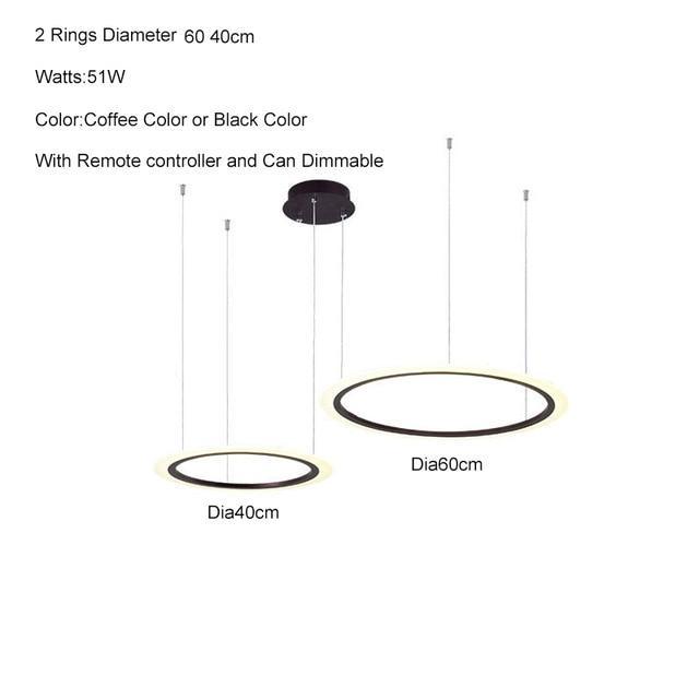 Pendant Light with Circles - Nordic Side - 