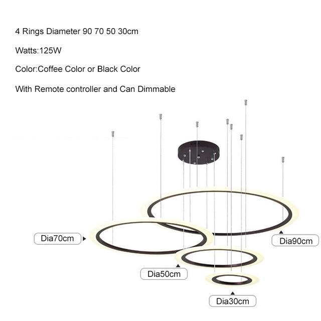 Pendant Light with Circles - Nordic Side - 