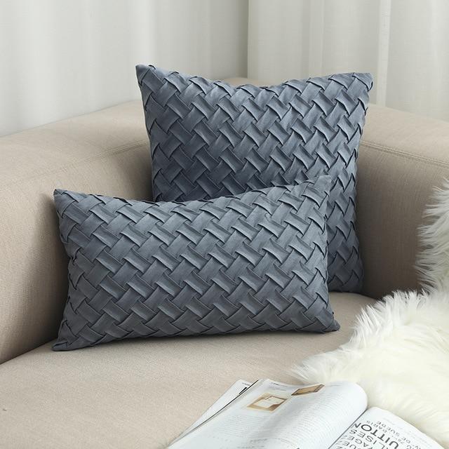 Nouvel - Hand Woven Nordic Style Pillow Case - Nordic Side - 02-12, modern-pieces