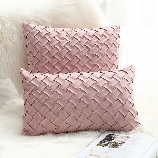 Nouvel - Hand Woven Nordic Style Pillow Case - Nordic Side - 02-12, modern-pieces