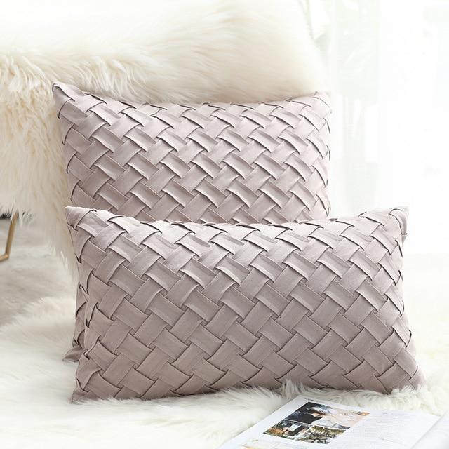 Nouvel - Hand Woven Nordic Style Pillow Case - Nordic Side - 02-12, modern-pieces