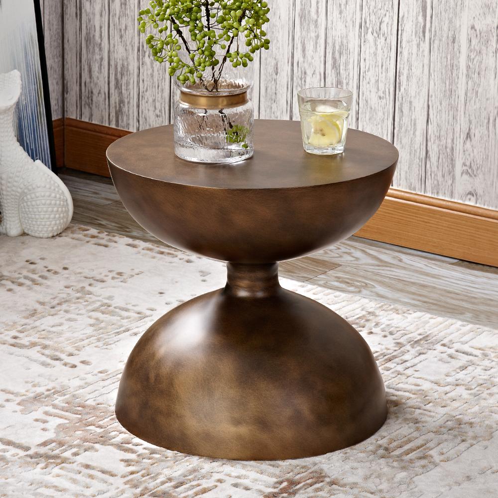 Zephyr - Modern Hourglass Accent Side Table - Nordic Side - 05-02, feed-cl0-over-80-dollars, feed-cl1-furniture, modern-furniture