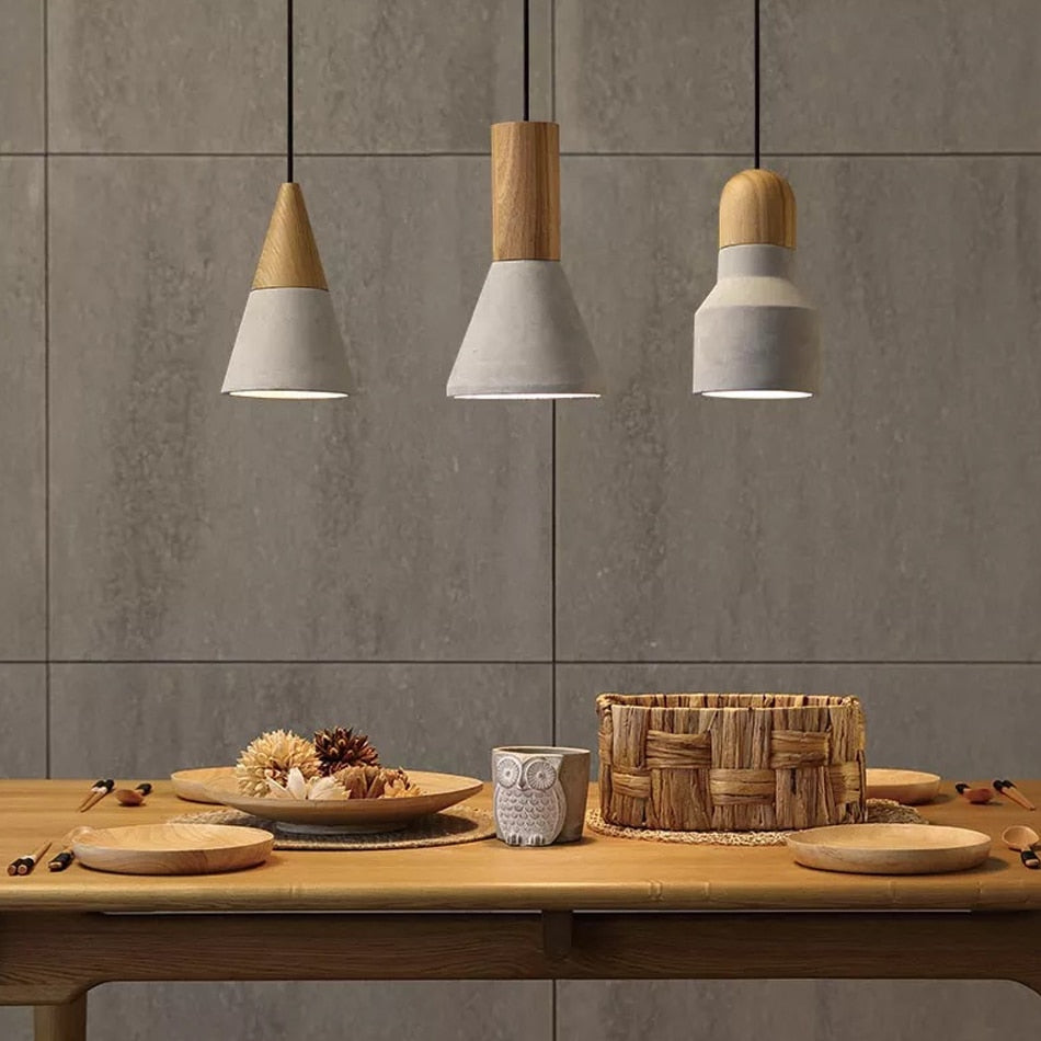 Modern Nordic Concrete Pendant Lights