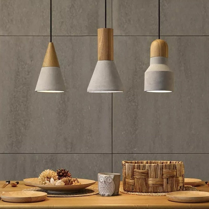 Modern Nordic Concrete Pendant Lights