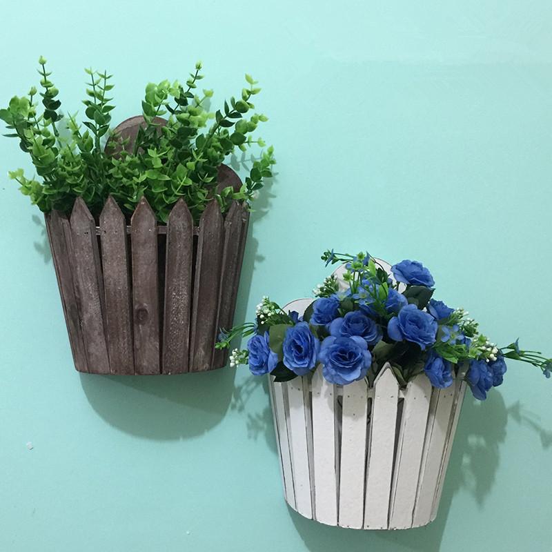 Felicity - Wooden Wall Mounted Planter - Nordic Side - 12-02, feed-cl1-planters, modern-farmhouse, modern-planter-collection