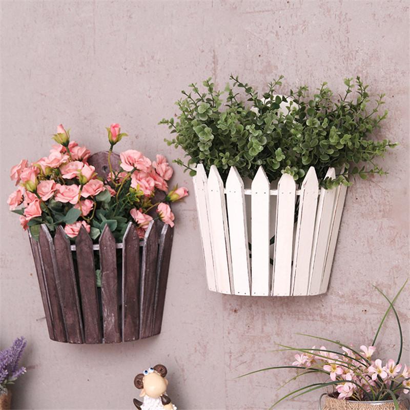 Felicity - Wooden Wall Mounted Planter - Nordic Side - 12-02, feed-cl1-planters, modern-farmhouse, modern-planter-collection