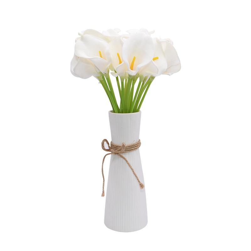 Artificial Realistic Arum-Lily Bouquet - 10 Stems