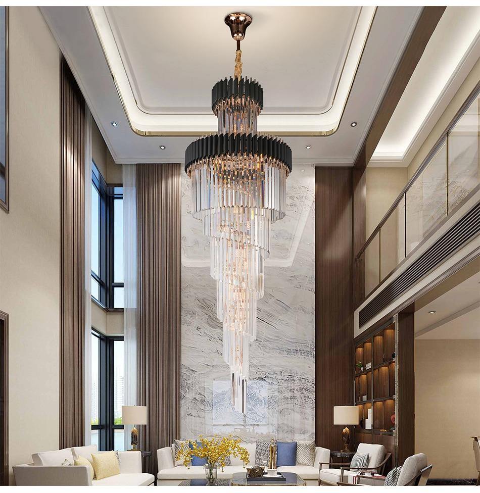 The Helix - Nordic Side - Chandelier, crystal