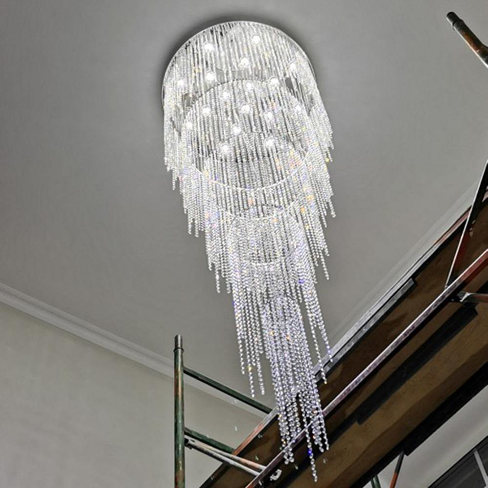 The Plunge - Nordic Side - Chandelier, crystal