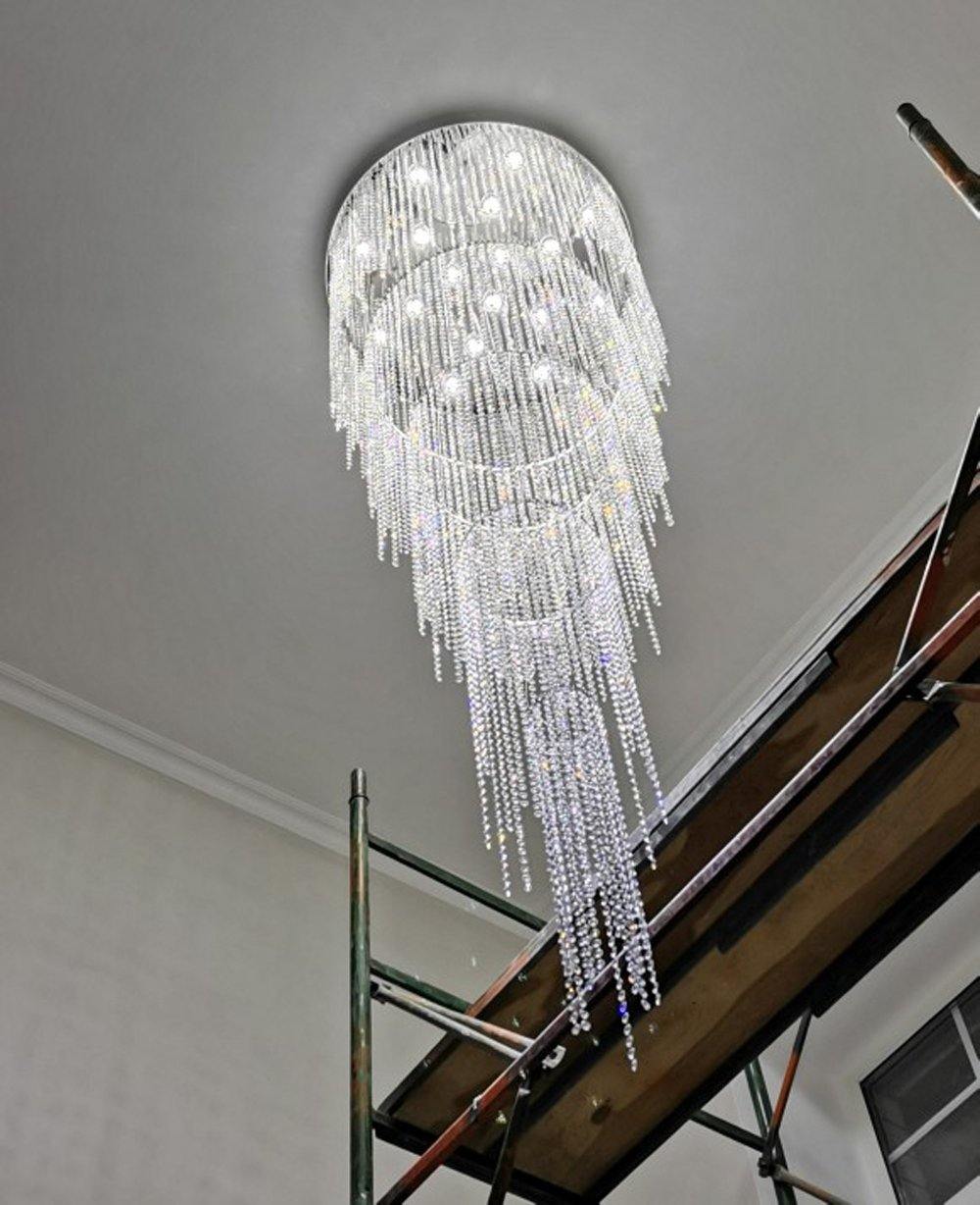 The Plunge - Nordic Side - Chandelier, crystal