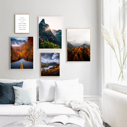 Autumn Scenery Wall Art