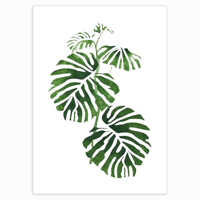 Tropical Plant Wall Art