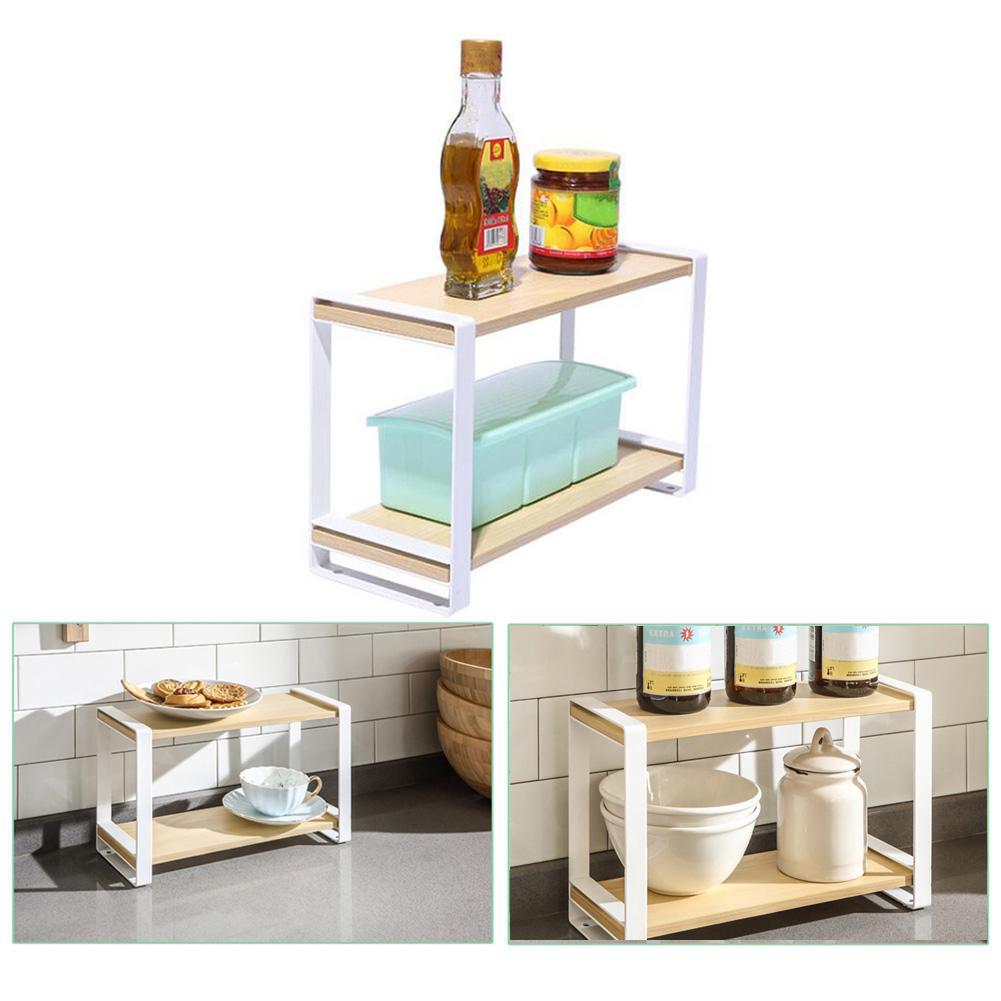 Evia - Wooden Herbs & Spices Storage Kitchen Rack - Nordic Side - 03-26, modern-farmhouse