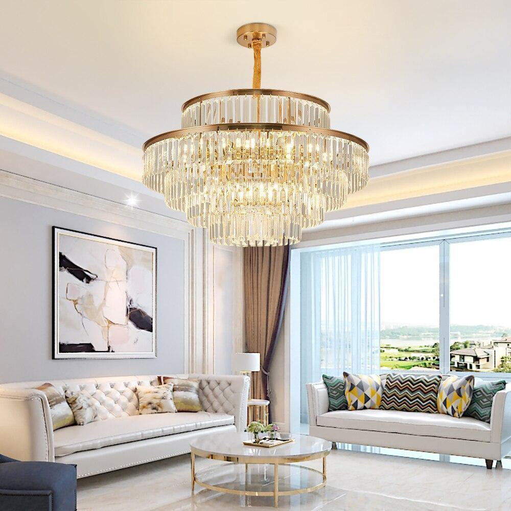 The Overhang - Nordic Side - Chandelier, crystal