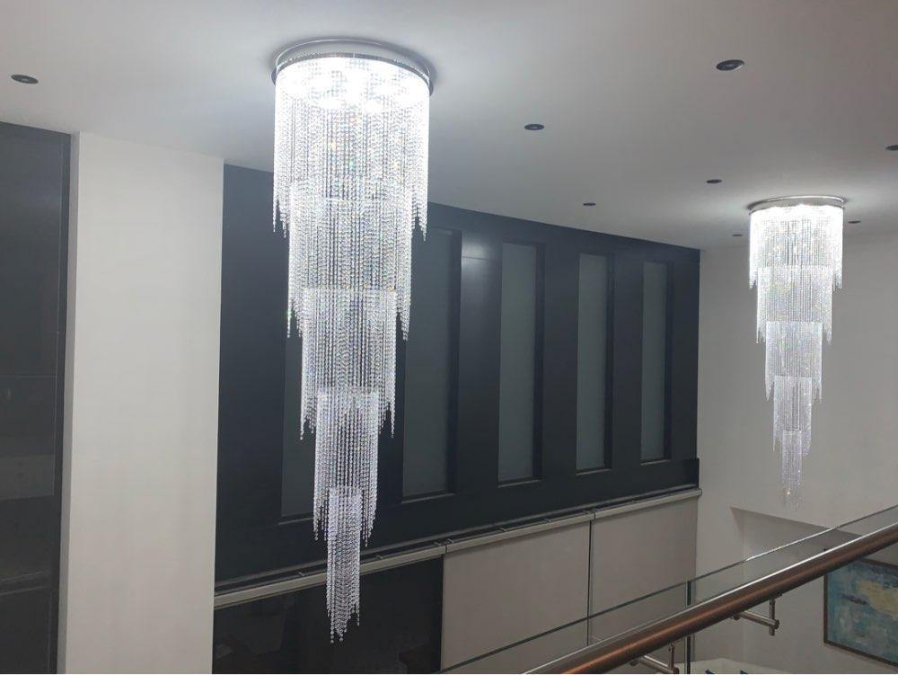 The Plunge - Nordic Side - Chandelier, crystal