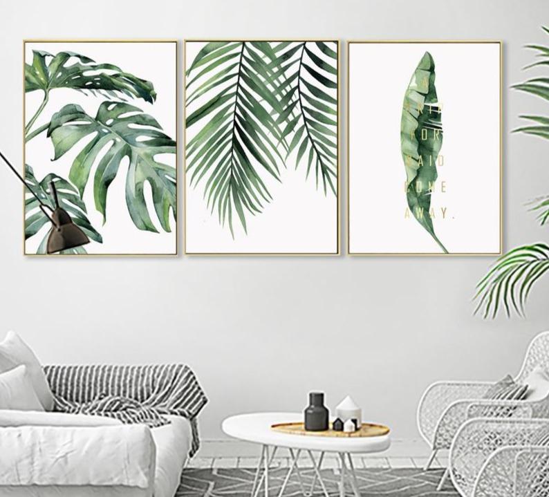 Tropical Plant Wall Art