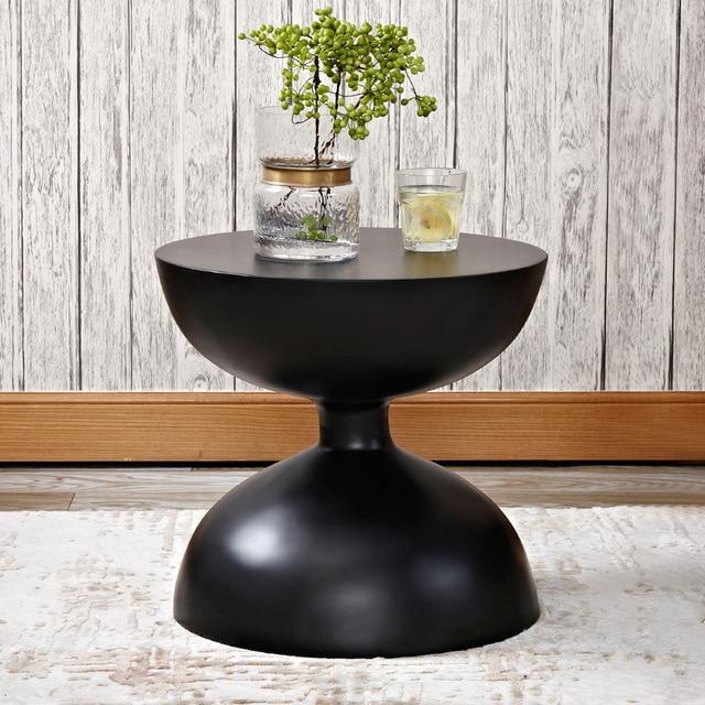 Zephyr - Modern Hourglass Accent Side Table - Nordic Side - 05-02, feed-cl0-over-80-dollars, feed-cl1-furniture, modern-furniture