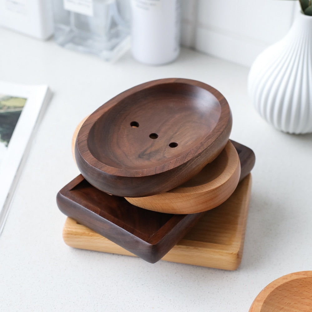 Wooden Soap Dishes Home Accessory