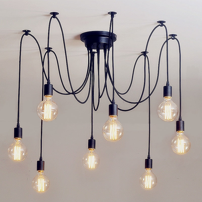 Multi-Cable Spider Chandelier