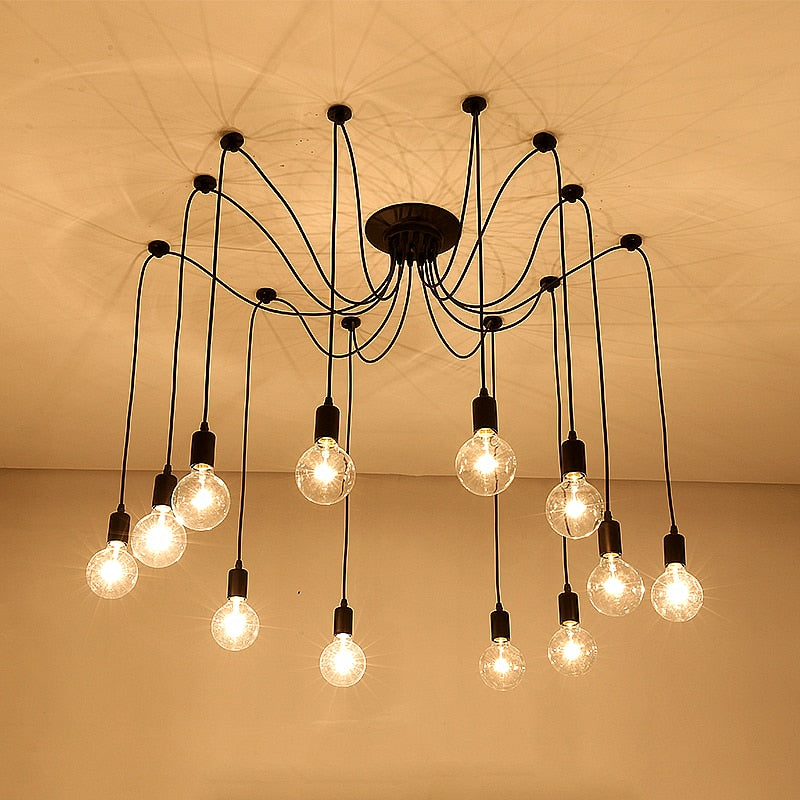 Multi-Cable Spider Chandelier