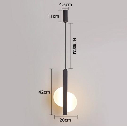 Declan - Modern LED Hanging Light - Nordic Side - 5-22, feed-cl1-lights-over-80-dollars