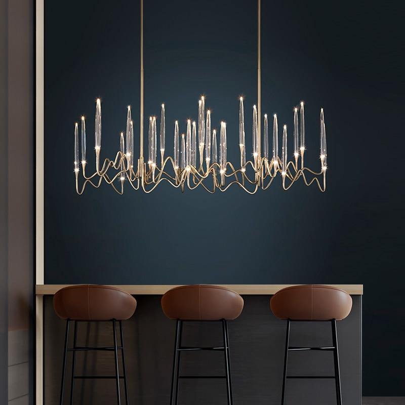 Upstream - Nordic Side - chandelier, crystal, pendant