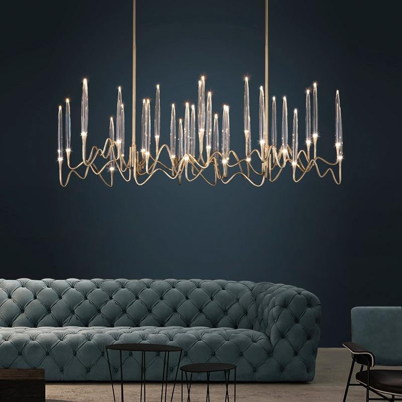 Upstream - Nordic Side - chandelier, crystal, pendant