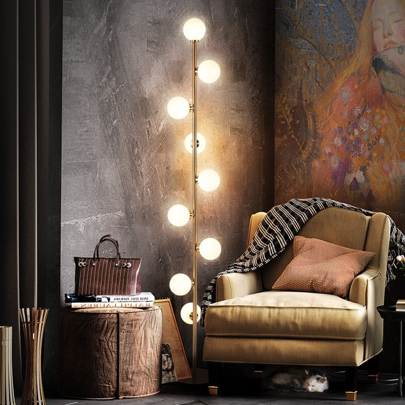 Modern Multi-Bulb Floor Lamp