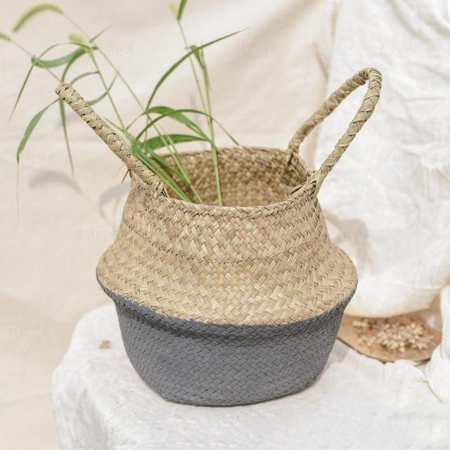 Alohaboho Handmade Seagrass Storage Baskets