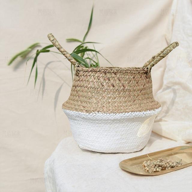 Alohaboho Handmade Seagrass Storage Baskets