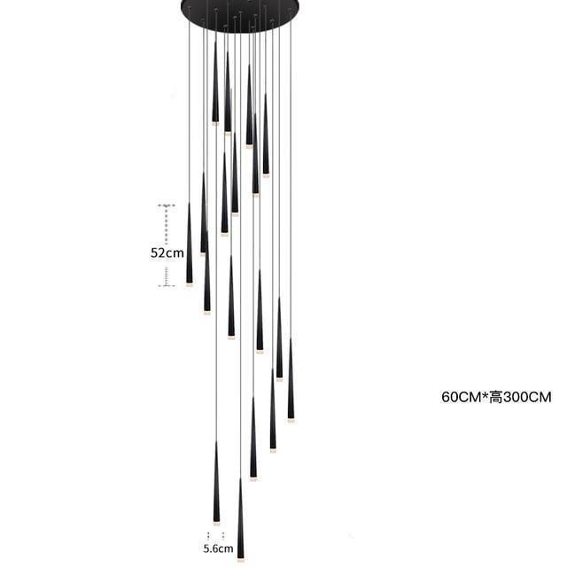 Staircase Rotating Chandelier - Nordic Side - 