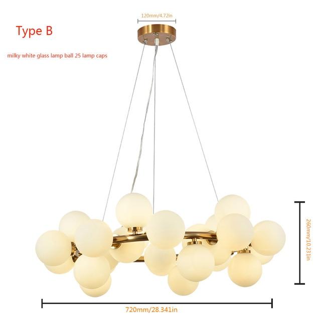 Viggo - Nordic Ball Molecular Chandelier